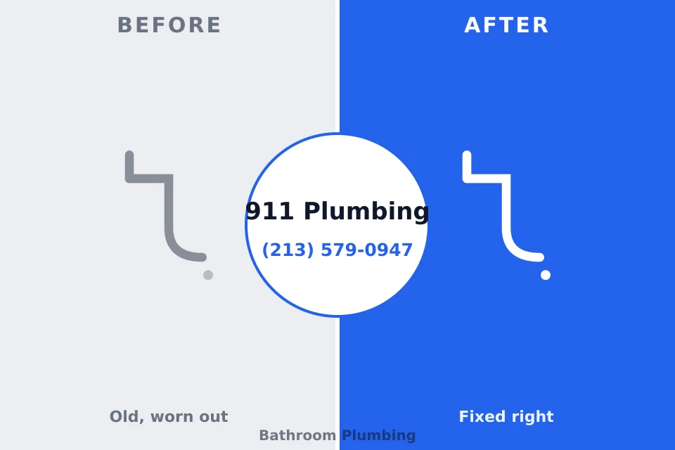 Before and after: plumbing repair Las Vegas, NM